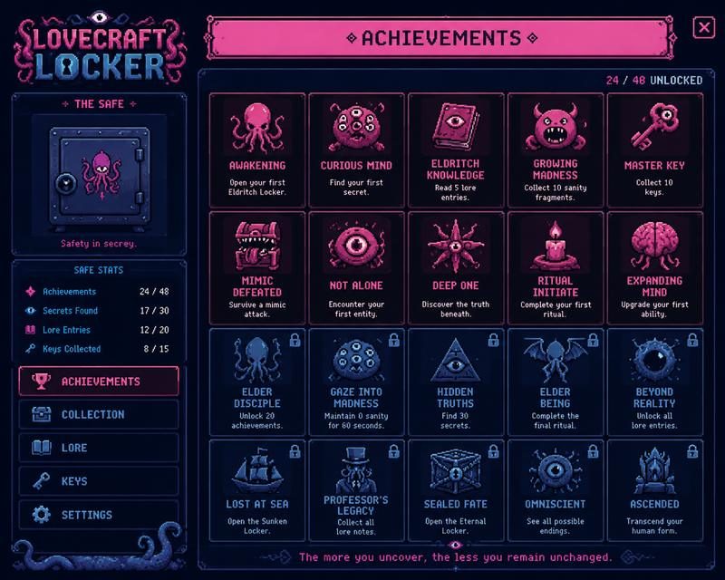 Lovecraft Locker 校园地图 画面 2