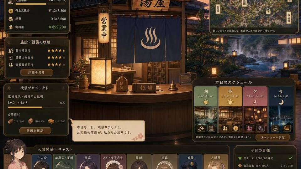 背德浴场 实机画面 场景图 1