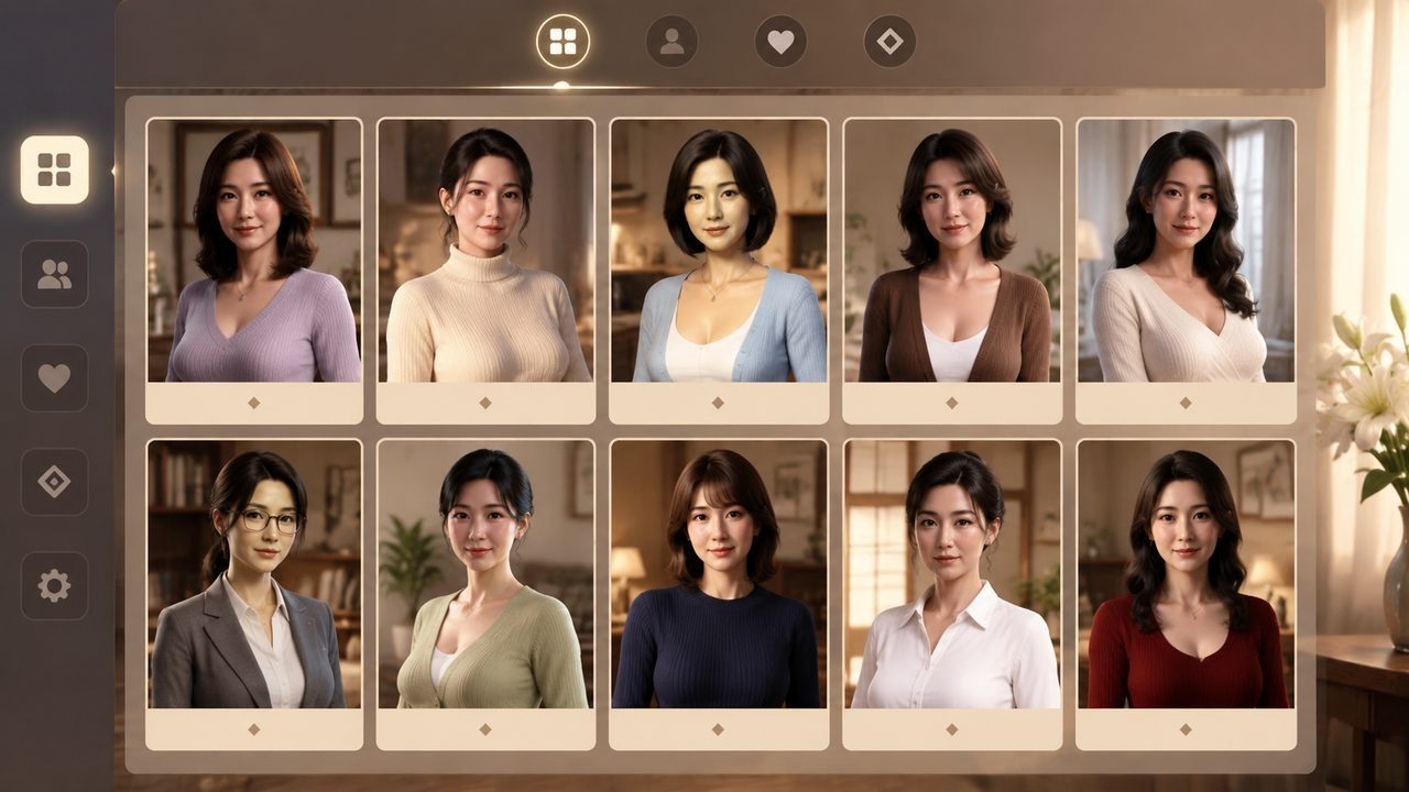 熟女日 角色养成 展示图 2